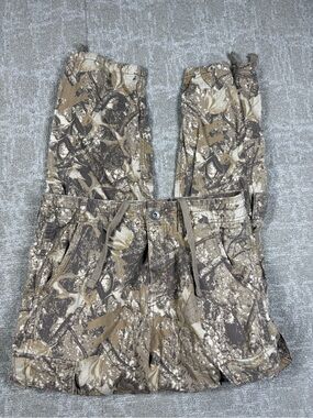 Aeropostale Baggy Cargo Camo Pull On Waist Tie Pant Size XS